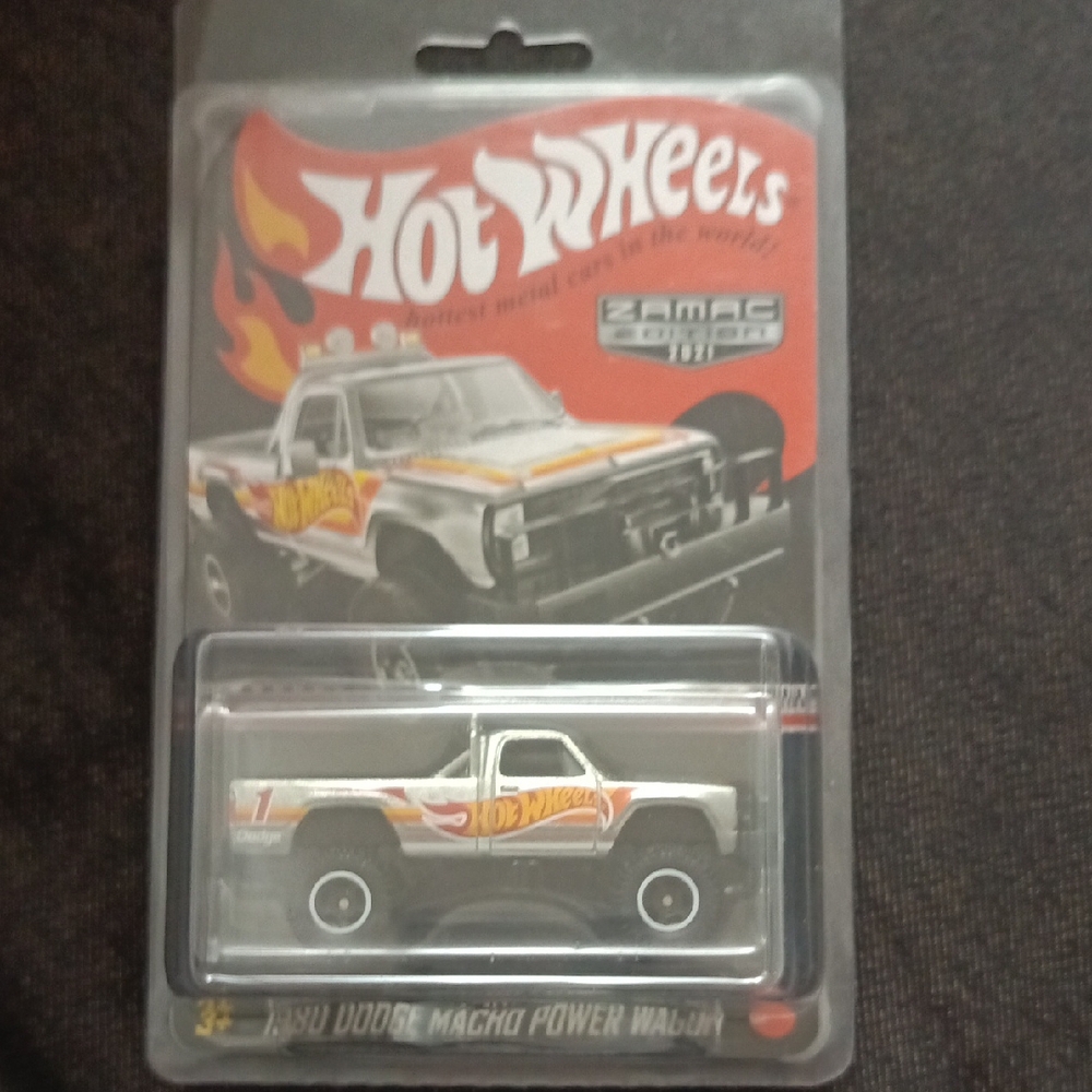 Hot Wheels 1980 Dodge Macho Power Wagon Zamac 2021 Collector Edition